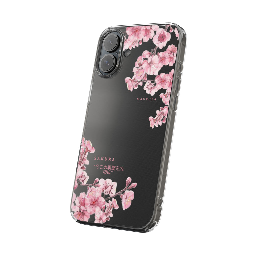 Cherry Blossom Clear Impact-Resistant Phone Case