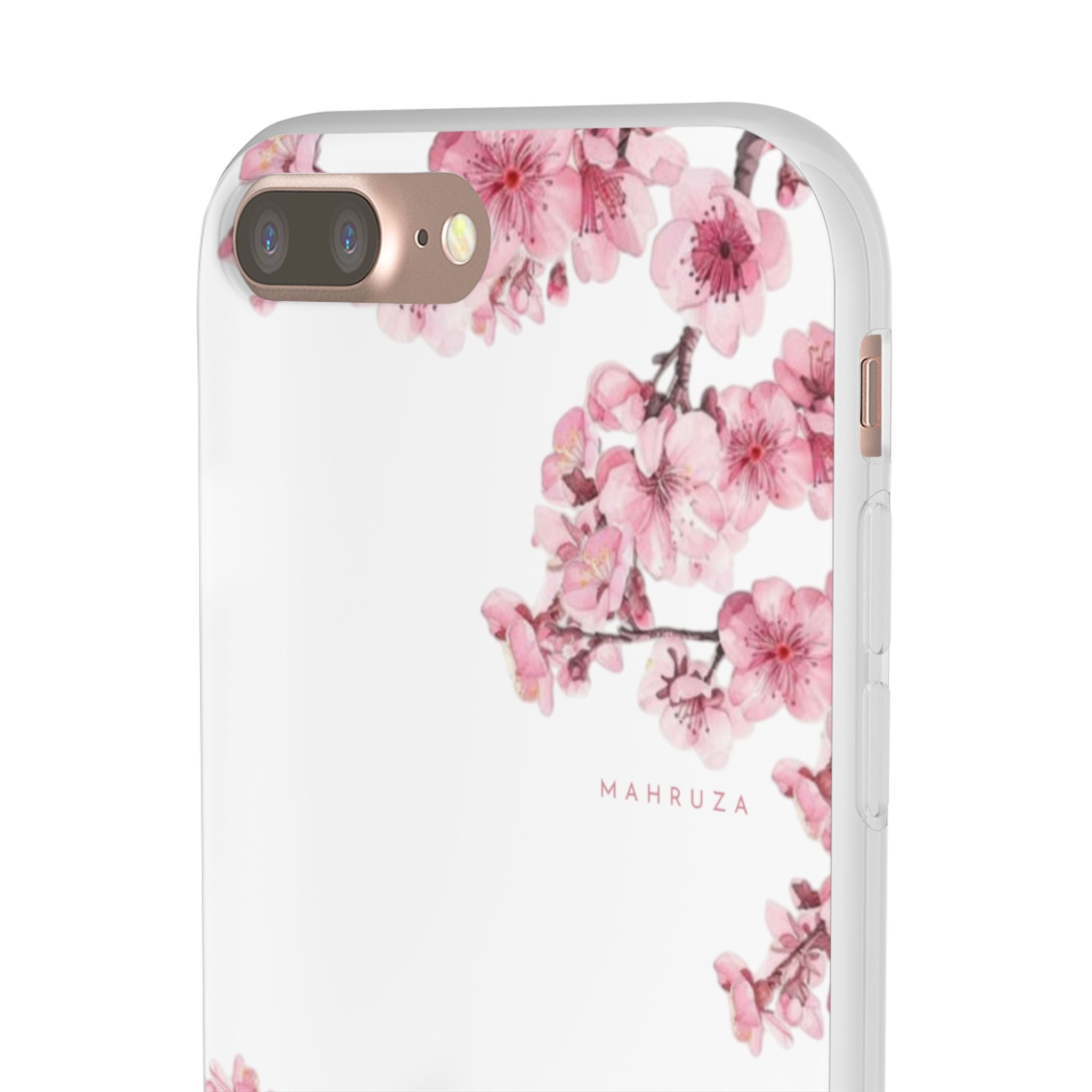 Cherry Blossom Sakura Phone Case — Flexible Clear Floral iPhone Cover