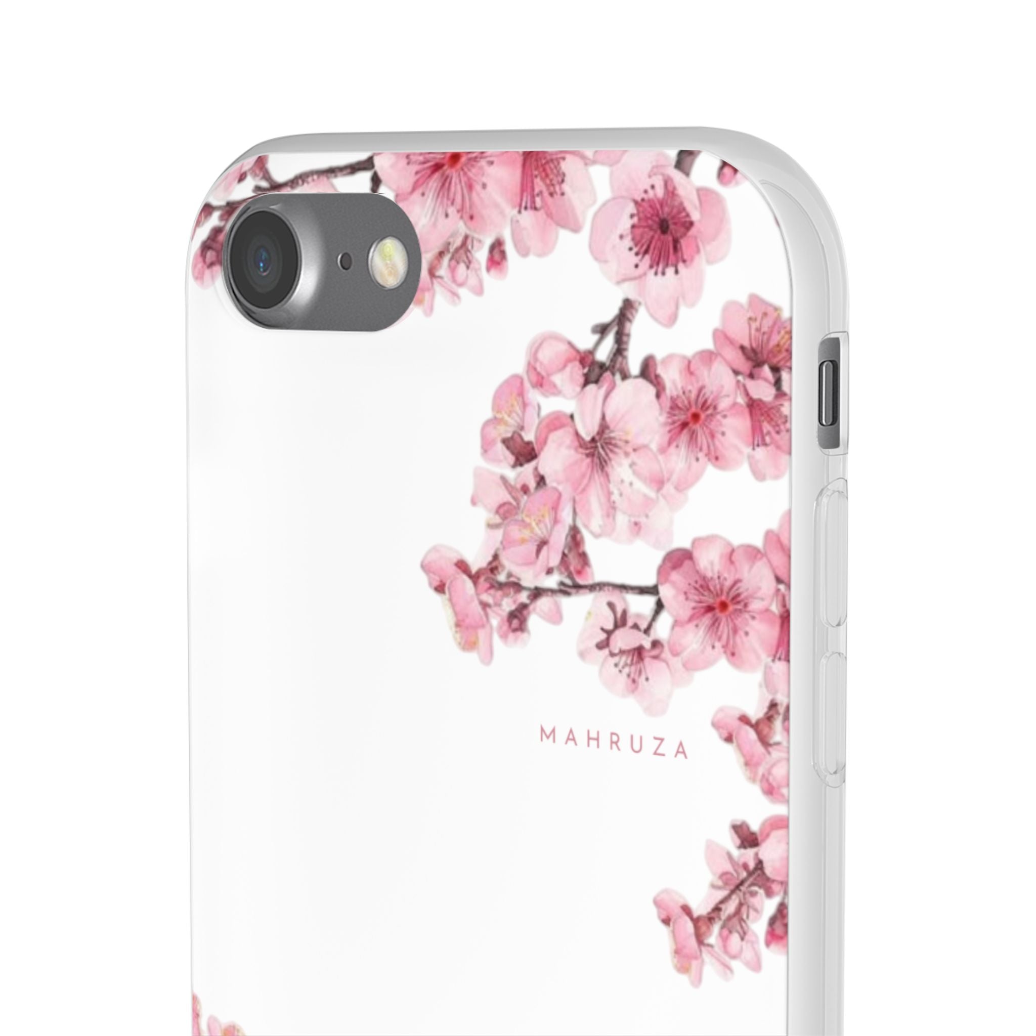 Cherry Blossom Sakura Phone Case — Flexible Clear Floral iPhone Cover