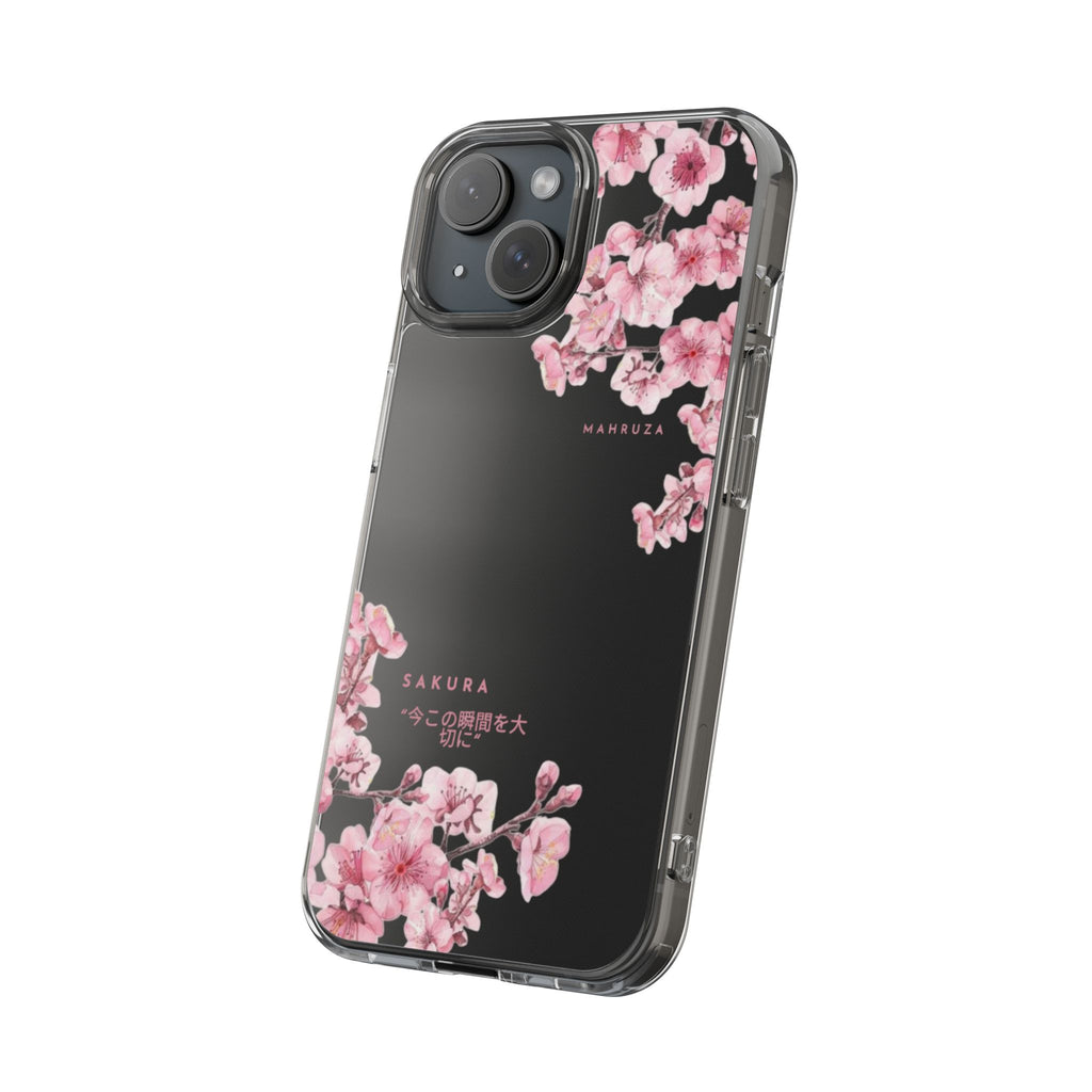 Cherry Blossom Clear Impact-Resistant Phone Case