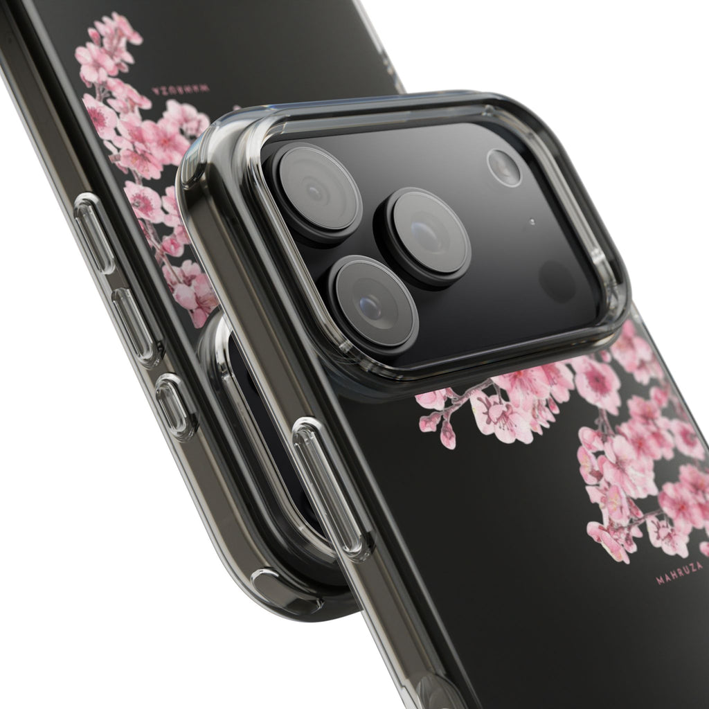 Cherry Blossom Clear Impact-Resistant Phone Case