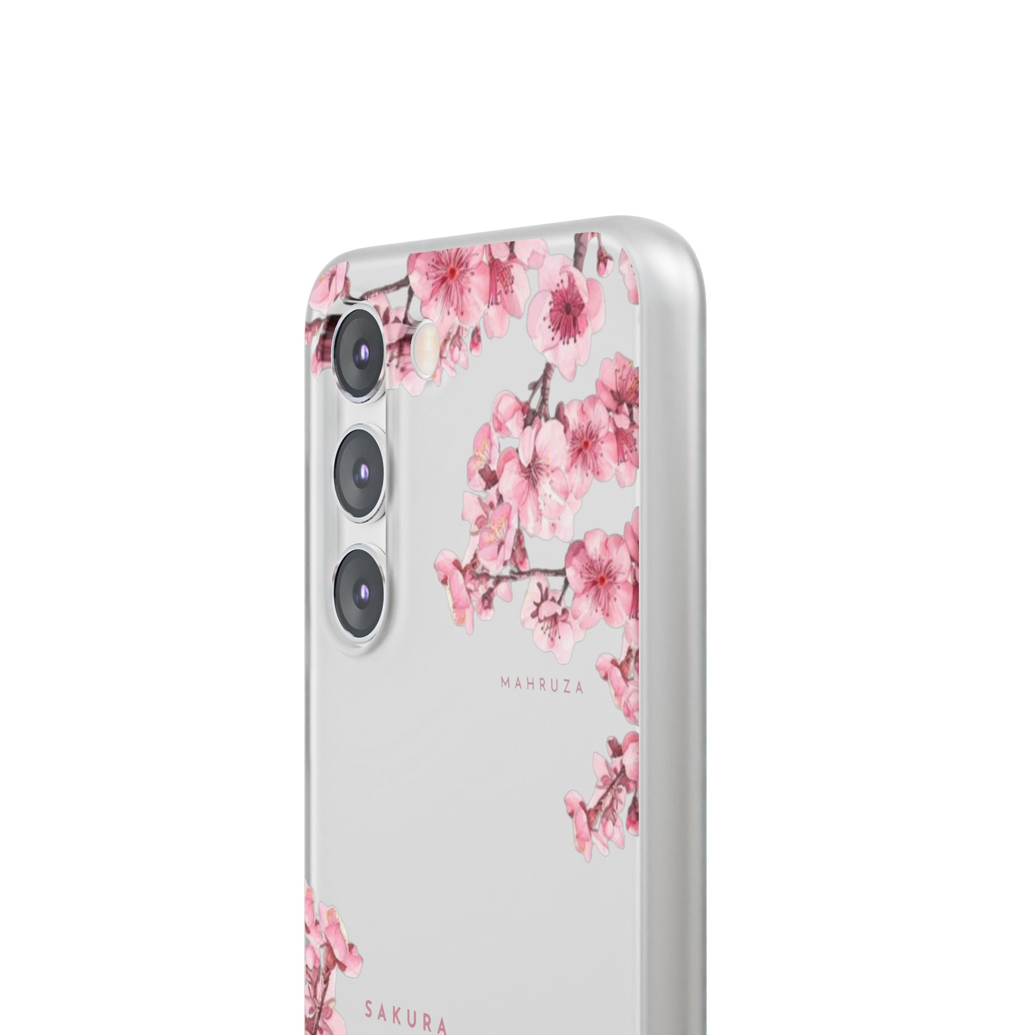 Cherry Blossom Sakura Phone Case — Flexible Clear Floral iPhone Cover