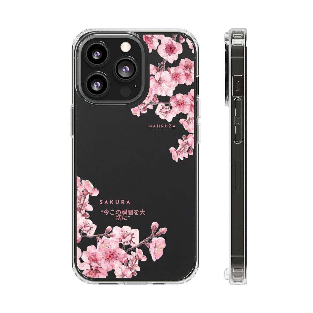 Cherry Blossom Clear Impact-Resistant Phone Case