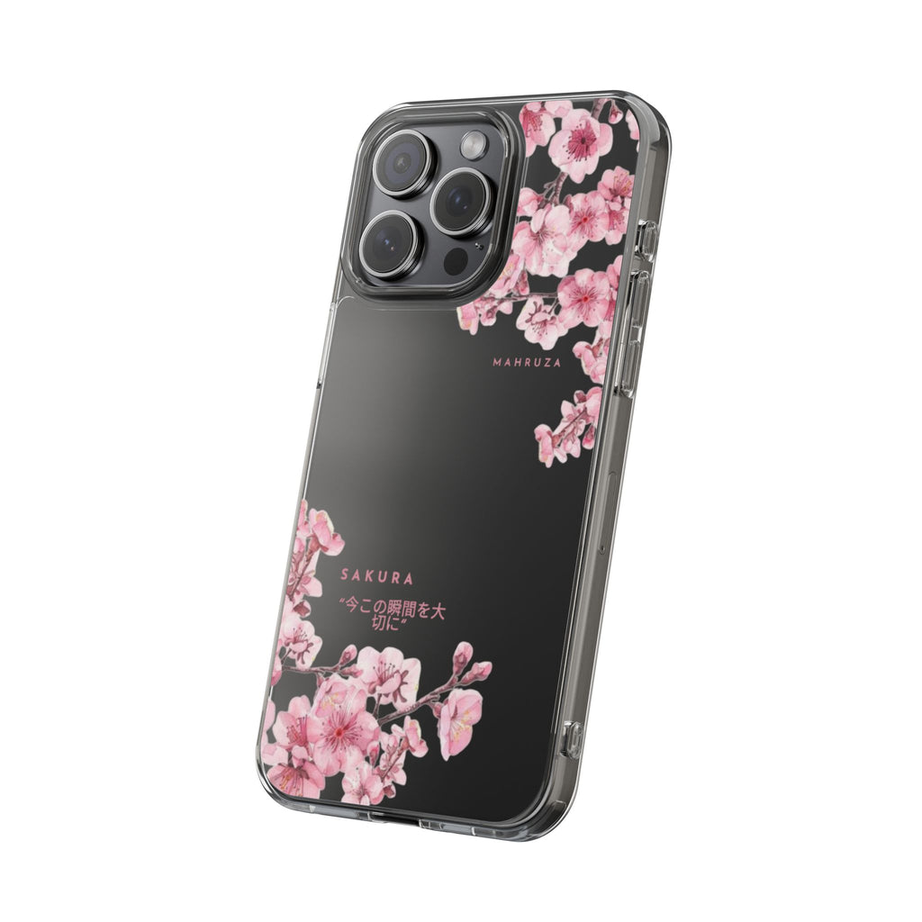 Cherry Blossom Clear Impact-Resistant Phone Case