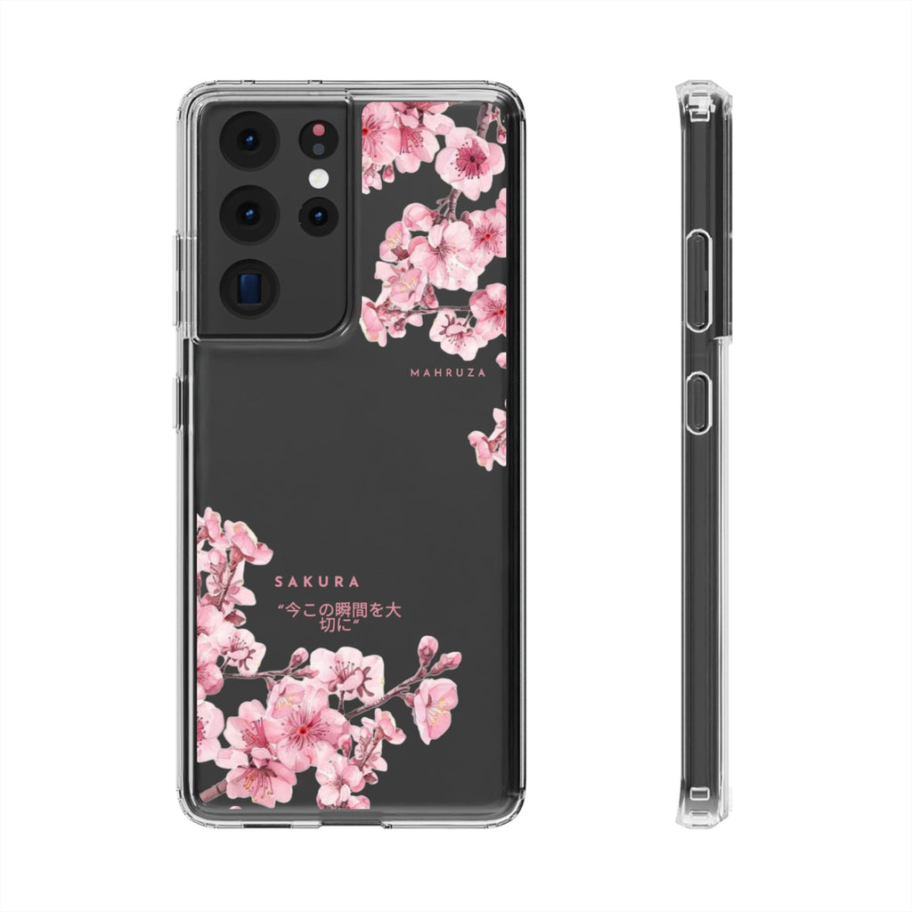 Cherry Blossom Clear Impact-Resistant Phone Case