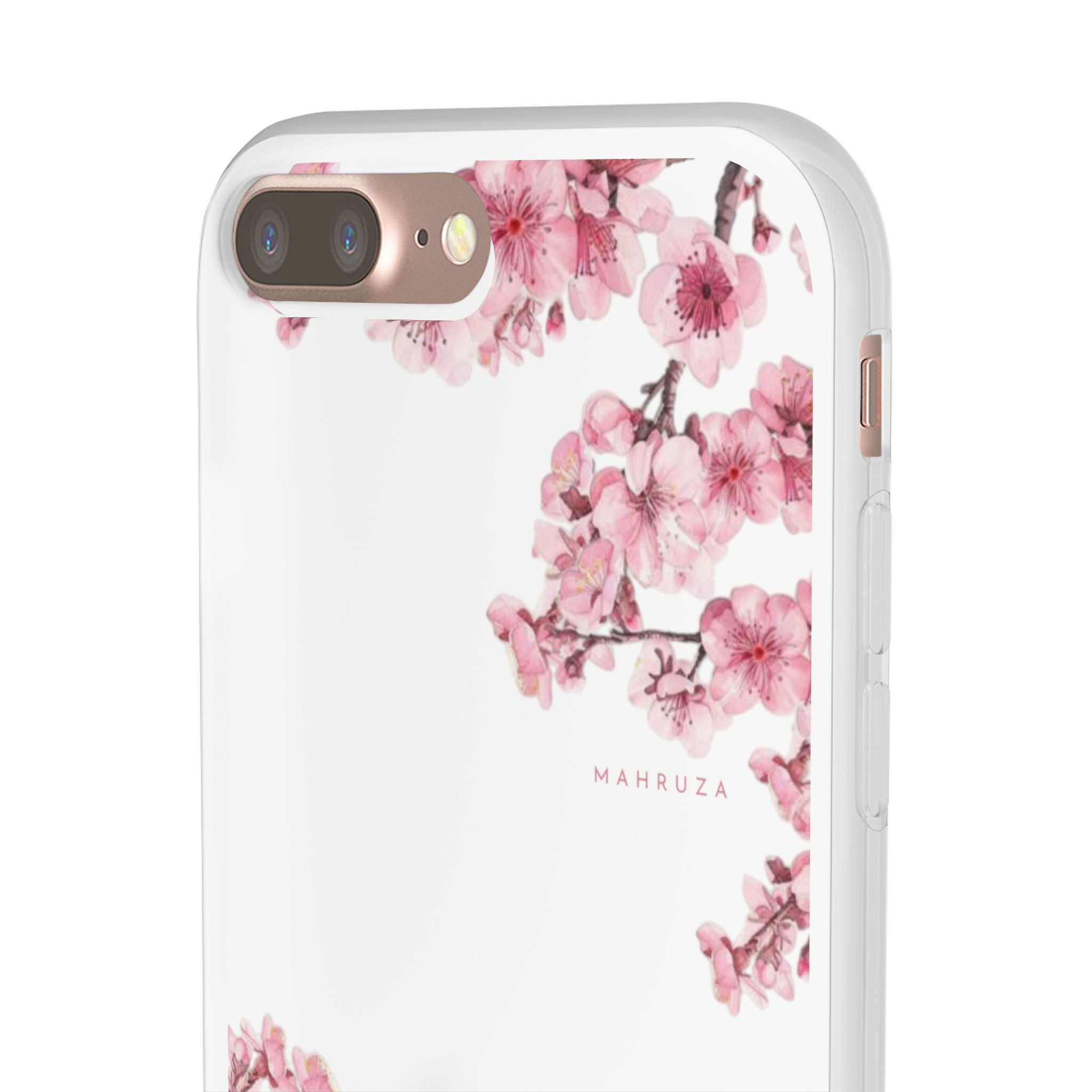 Cherry Blossom Sakura Phone Case — Flexible Clear Floral iPhone Cover