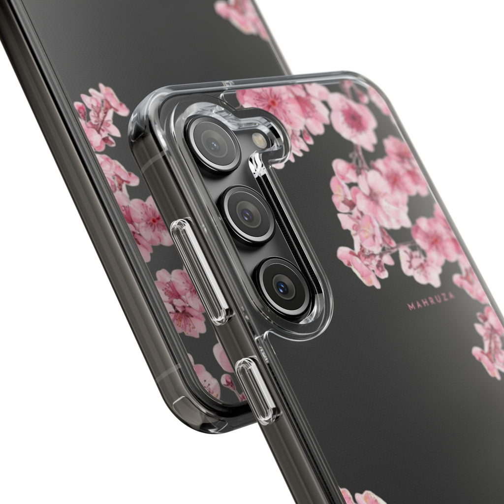Cherry Blossom Clear Impact-Resistant Phone Case