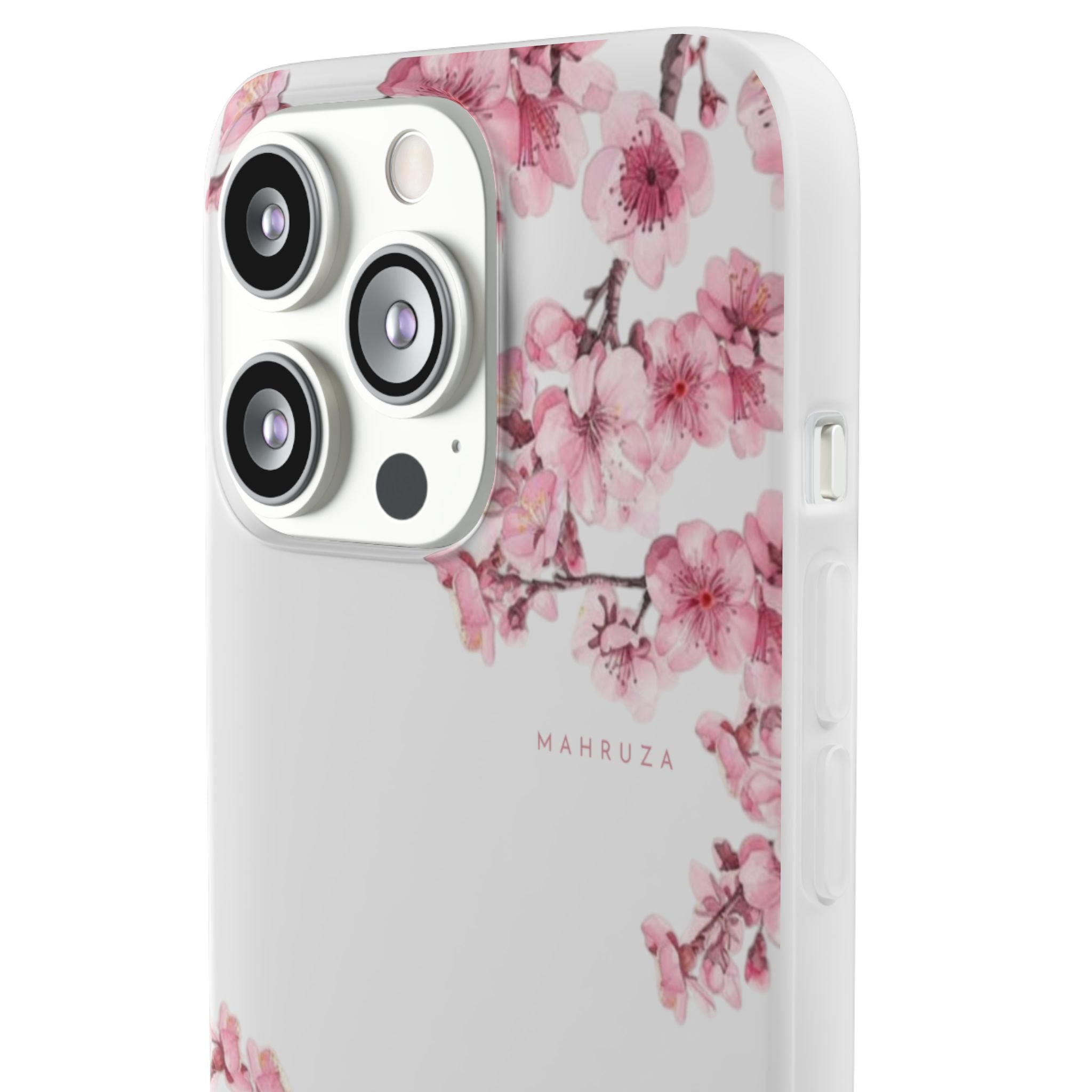 Cherry Blossom Sakura Phone Case — Flexible Clear Floral iPhone Cover