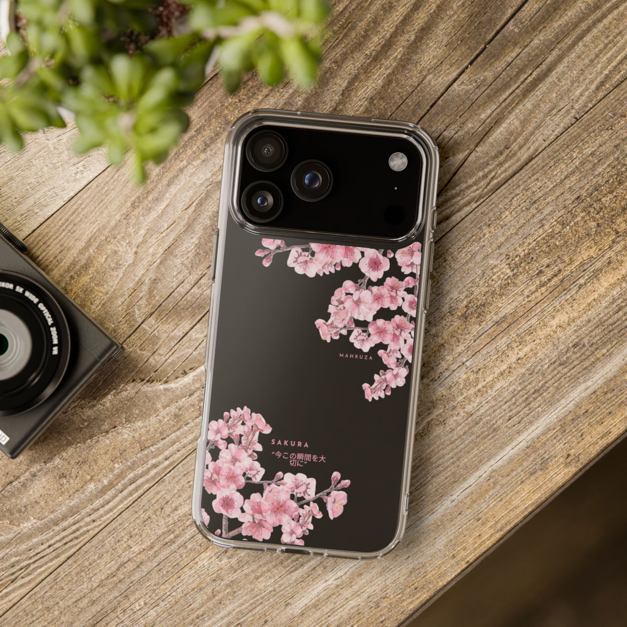 Cherry Blossom Clear Impact-Resistant Phone Case