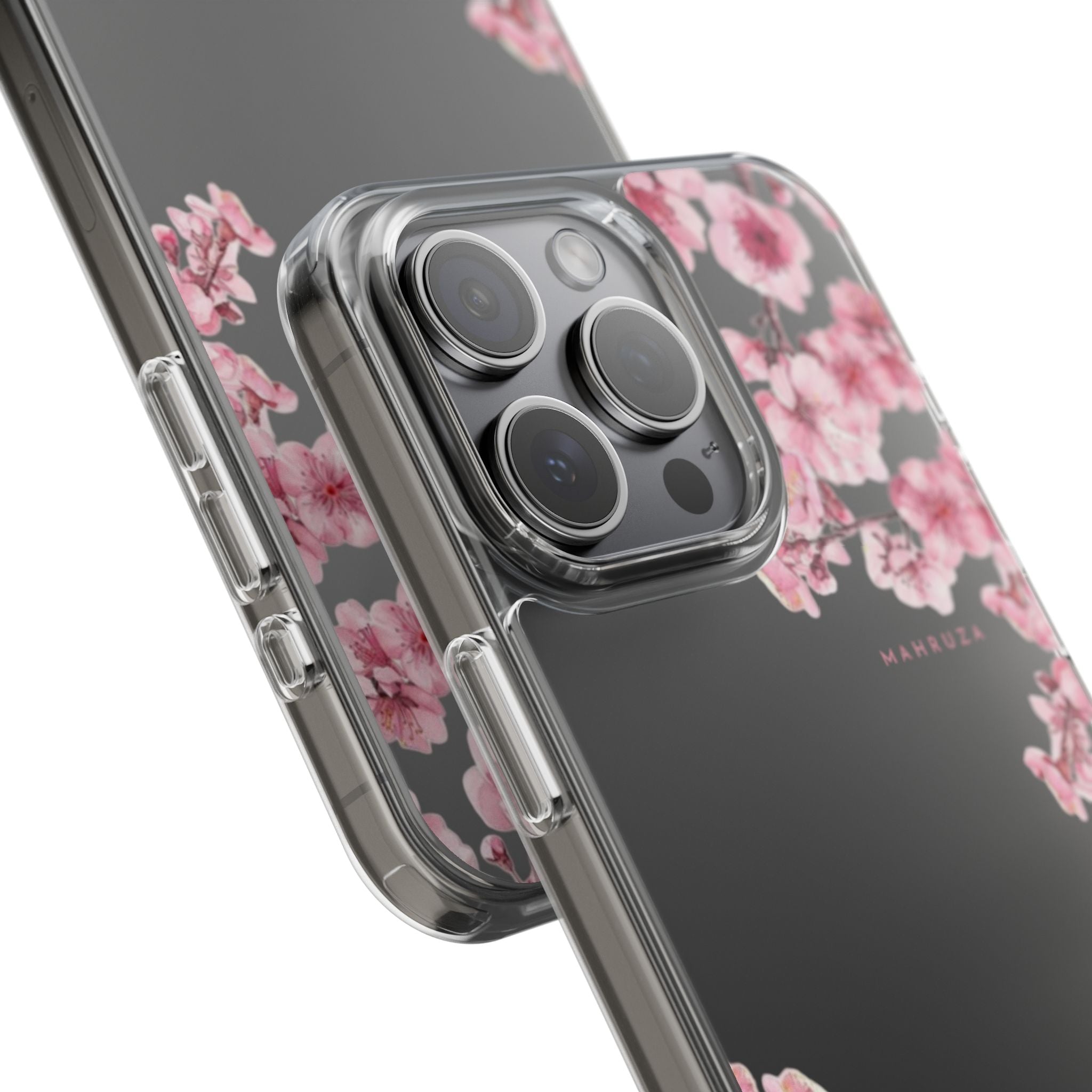 Cherry Blossom Clear Impact-Resistant Phone Case