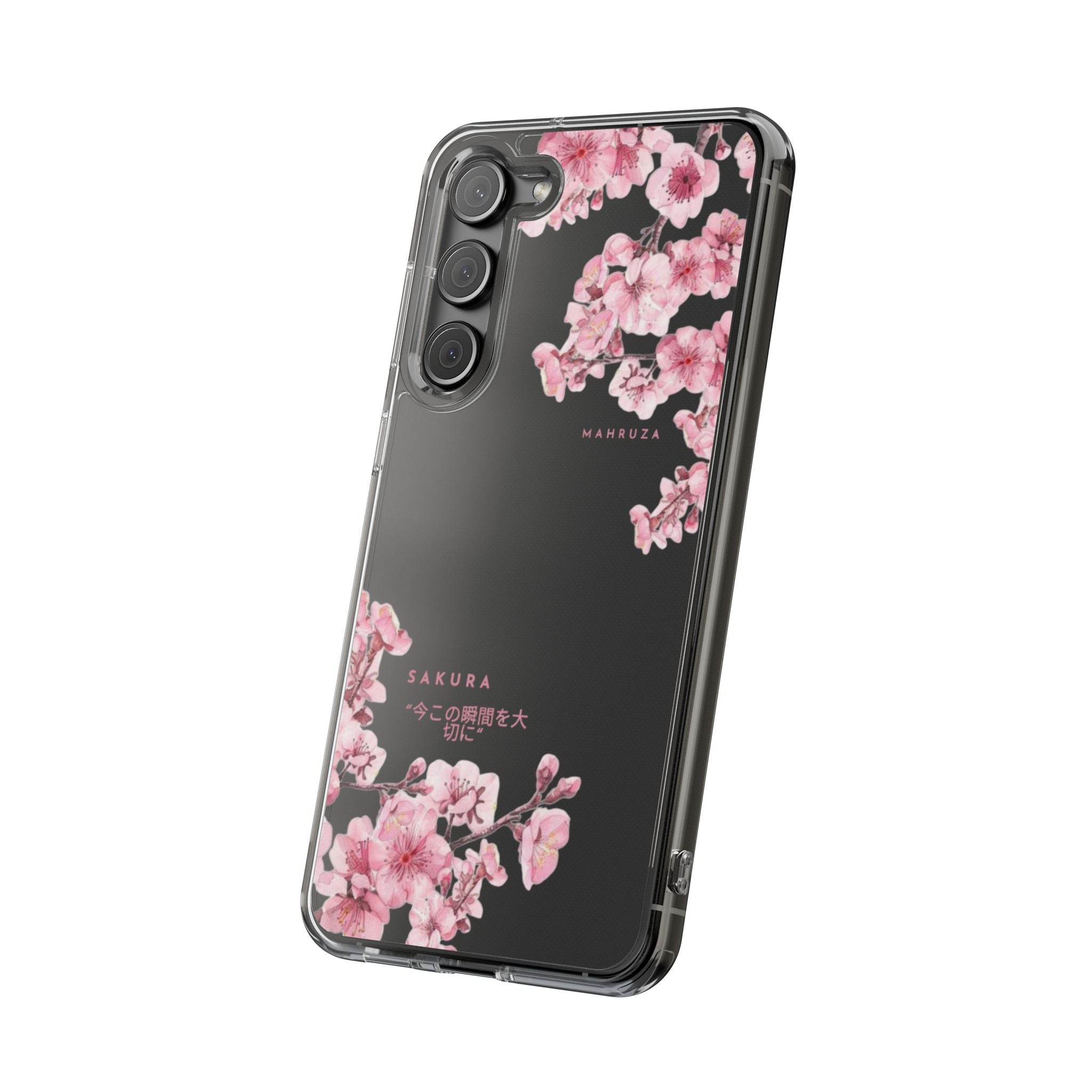 Cherry Blossom Clear Impact-Resistant Phone Case