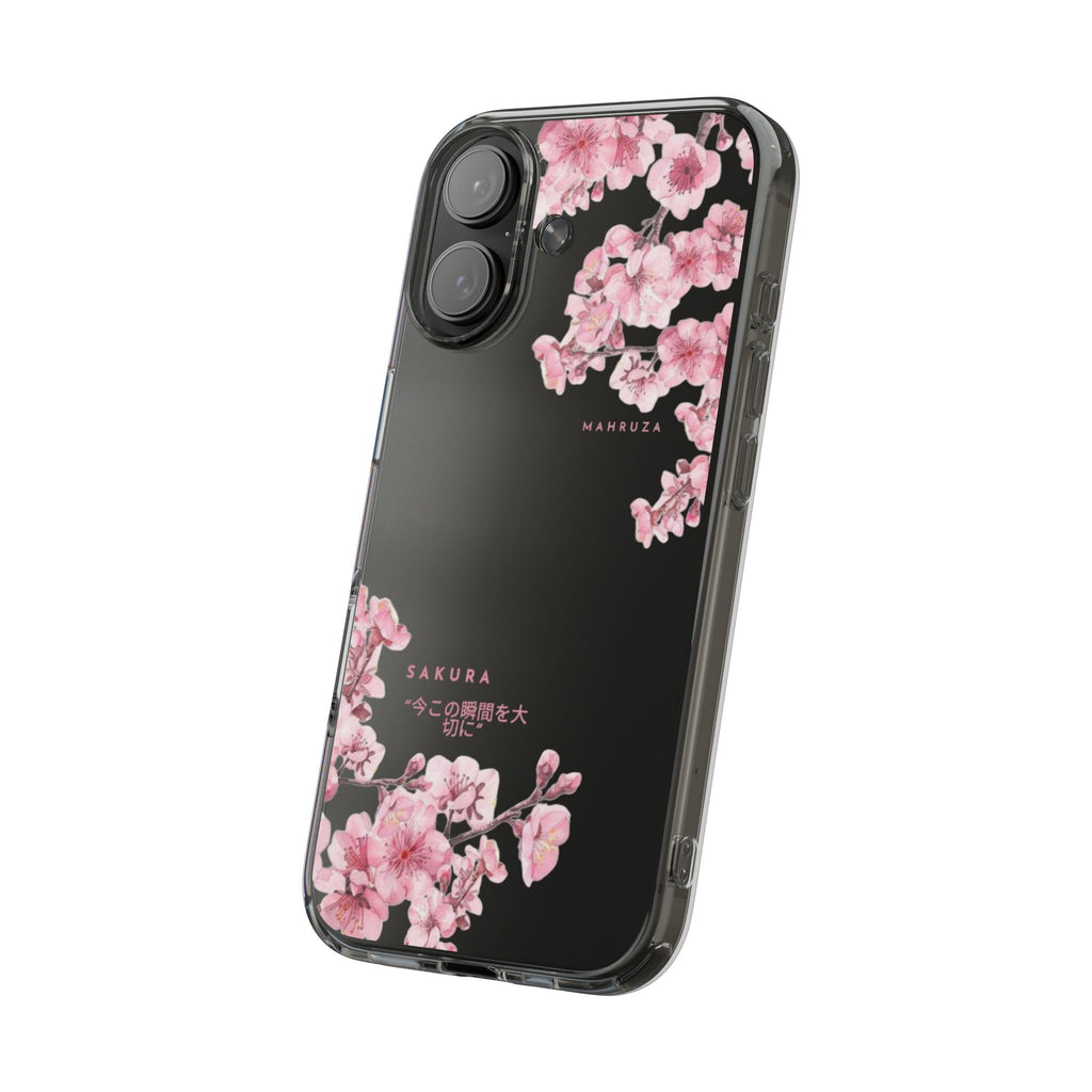 Cherry Blossom Clear Impact-Resistant Phone Case
