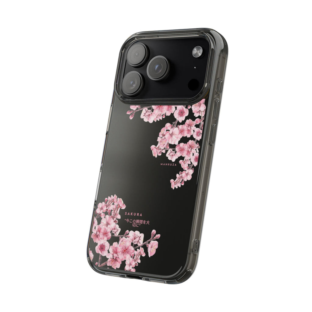 Cherry Blossom Clear Impact-Resistant Phone Case