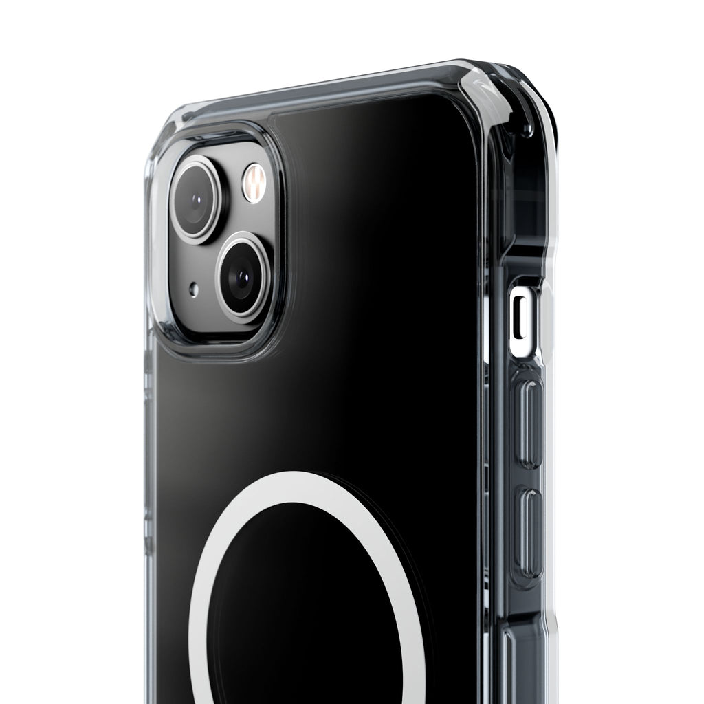 Clear Magnetic Phone Case — Lily Floral MagSafe-Compatible Design