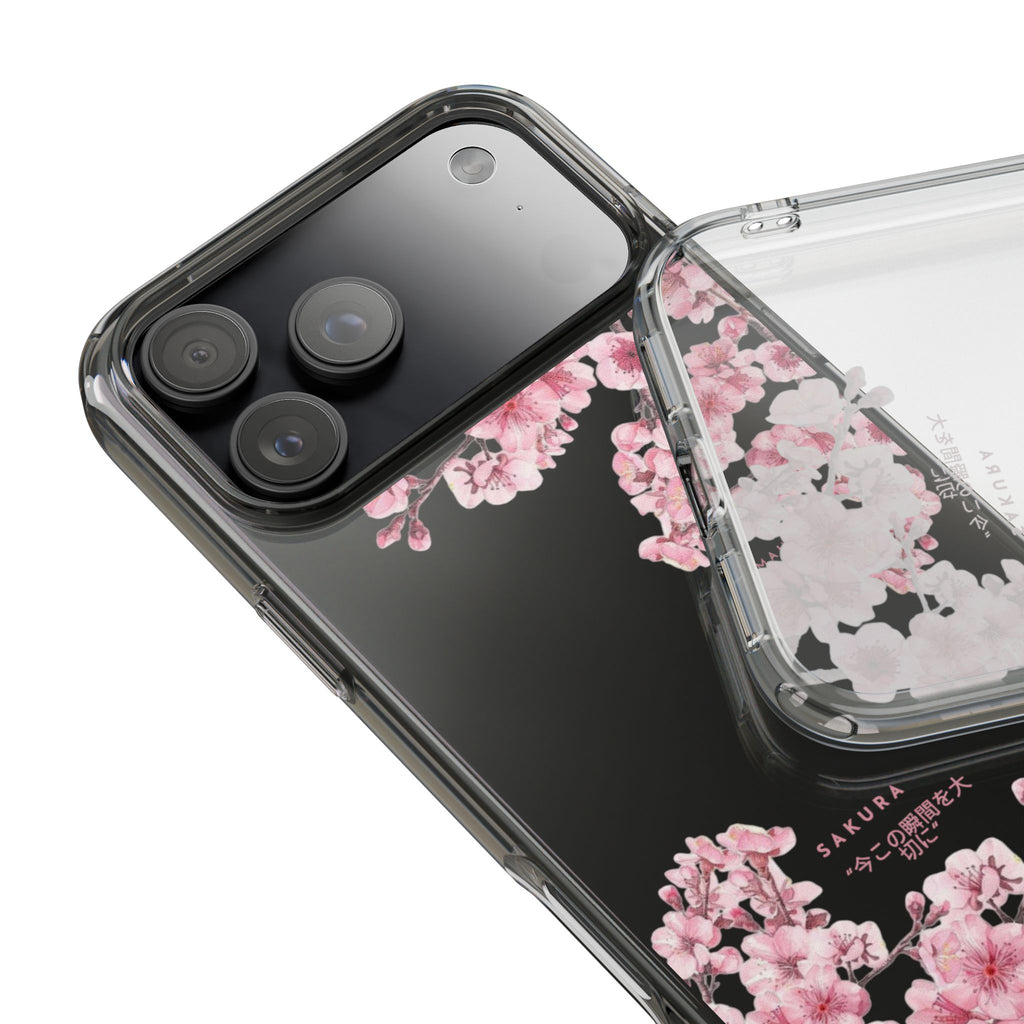 Cherry Blossom Clear Impact-Resistant Phone Case