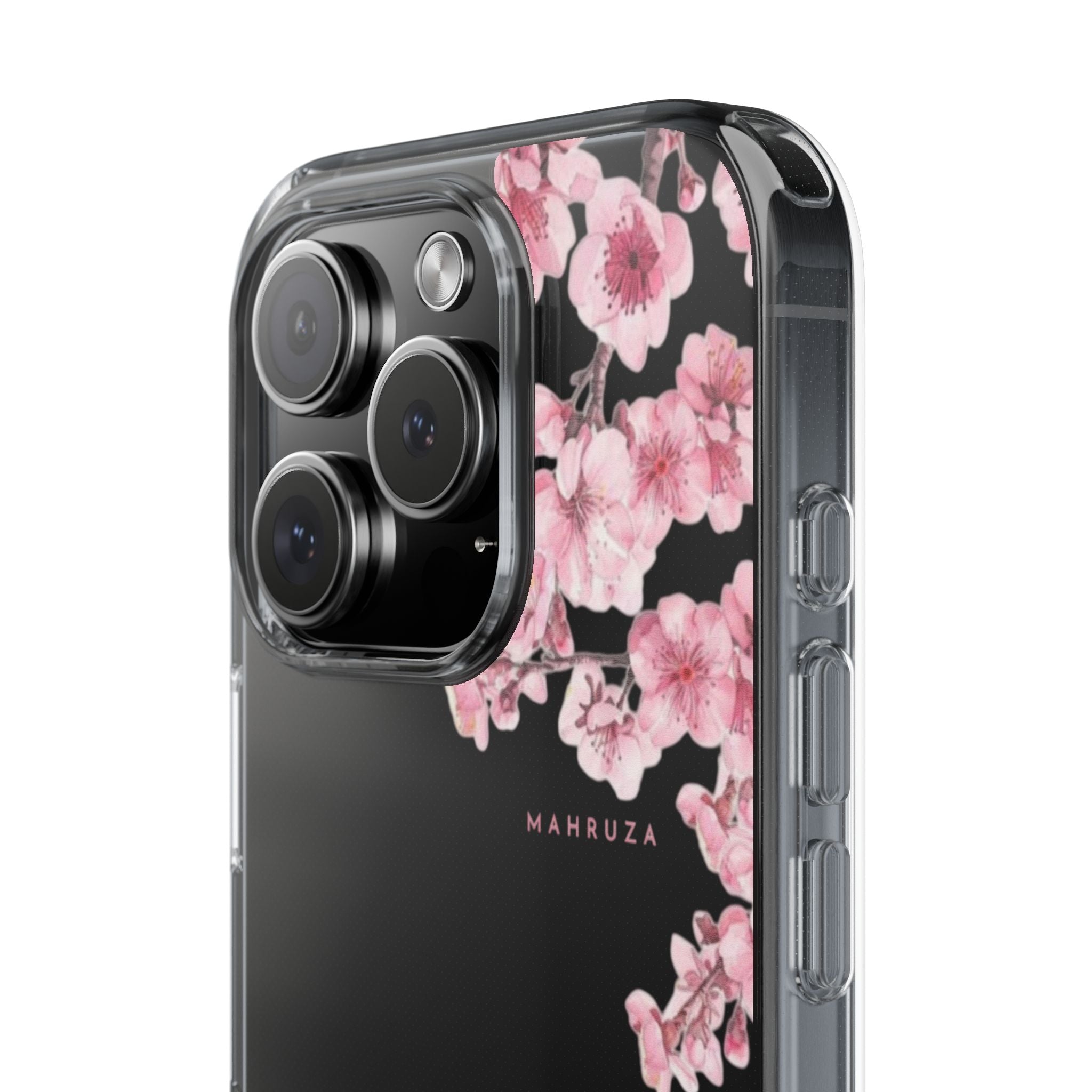 Cherry Blossom Clear Impact-Resistant Phone Case