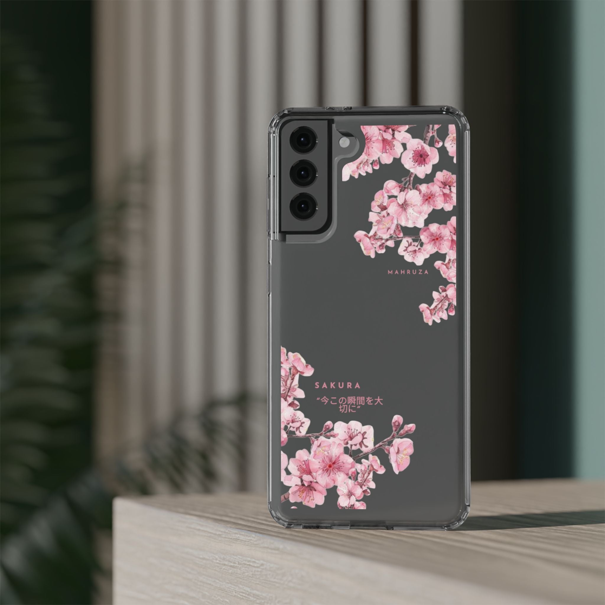 Cherry Blossom Clear Impact-Resistant Phone Case