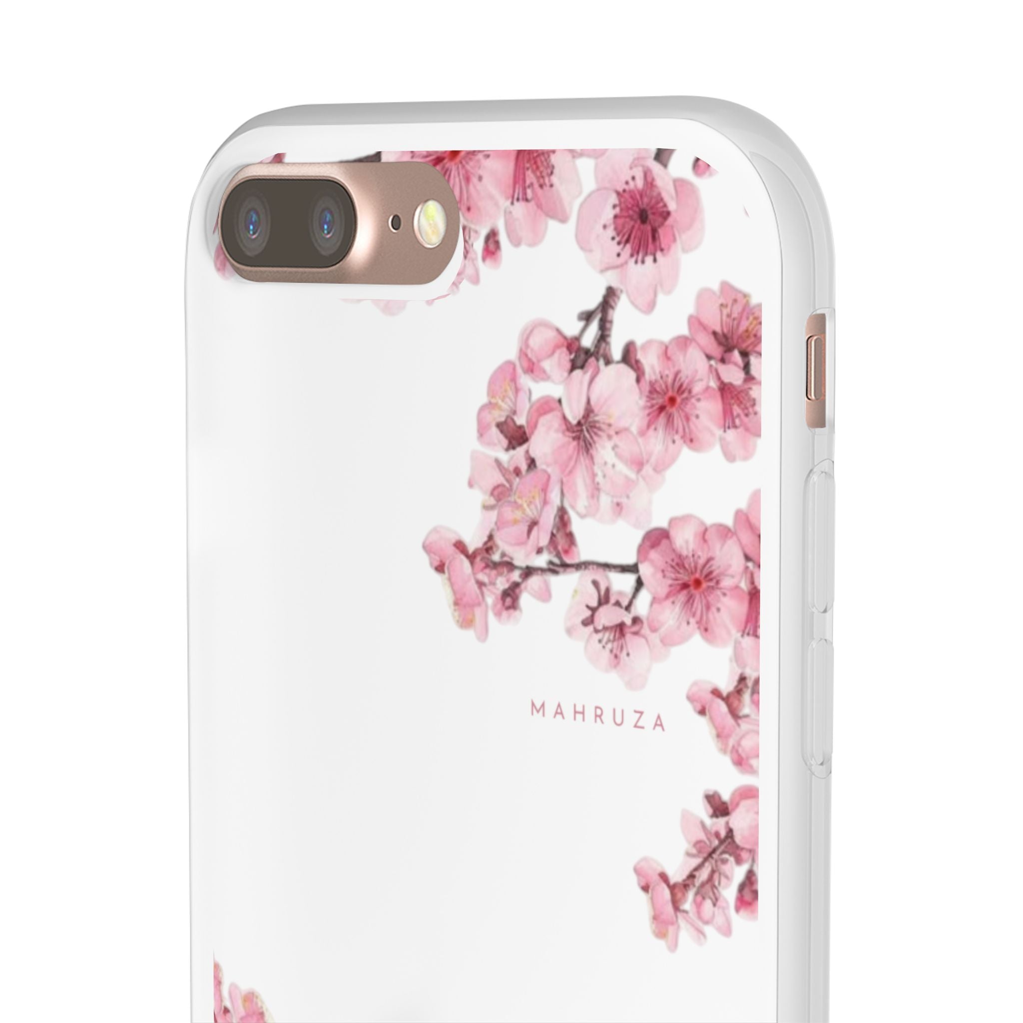 Cherry Blossom Sakura Phone Case — Flexible Clear Floral iPhone Cover