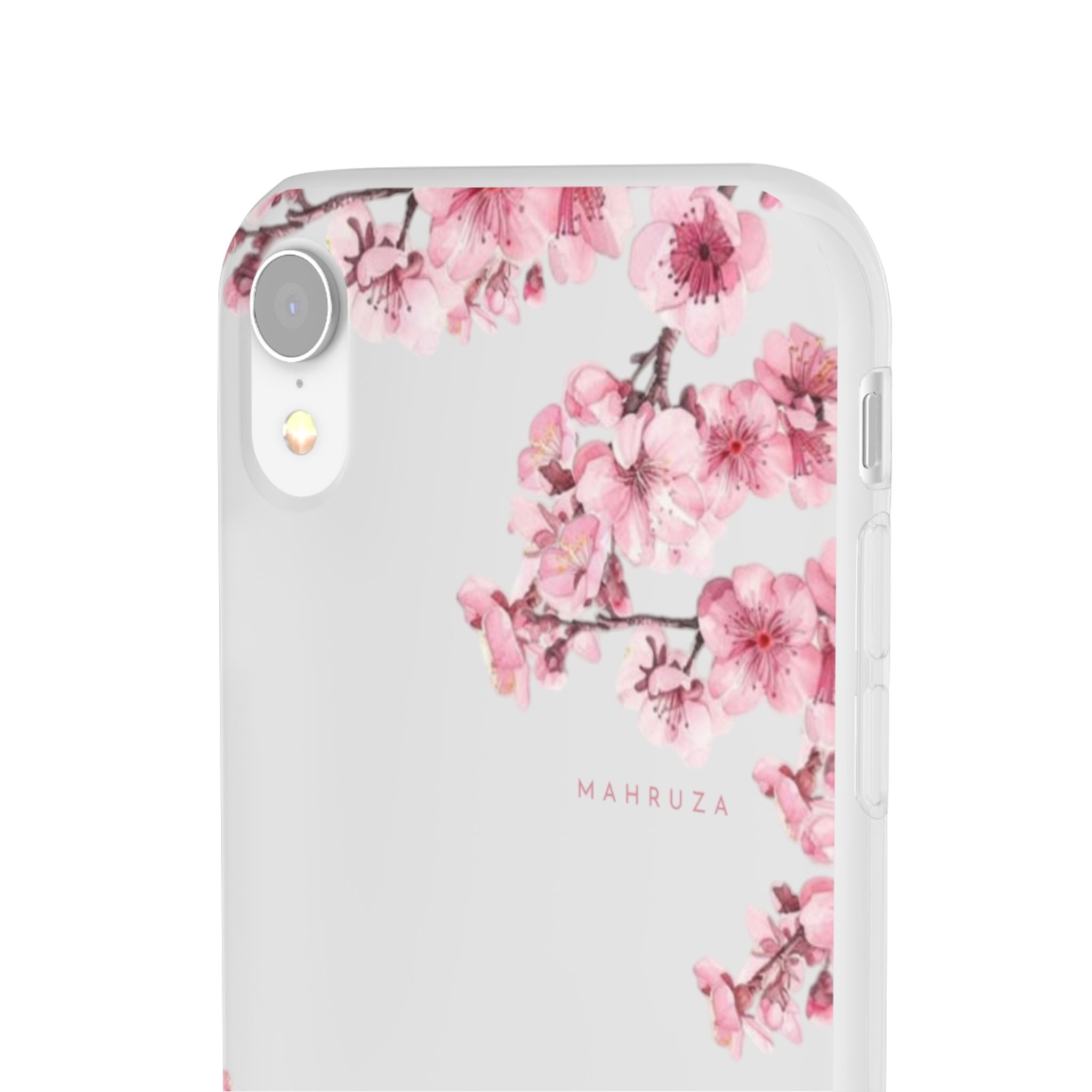Cherry Blossom Sakura Phone Case — Flexible Clear Floral iPhone Cover