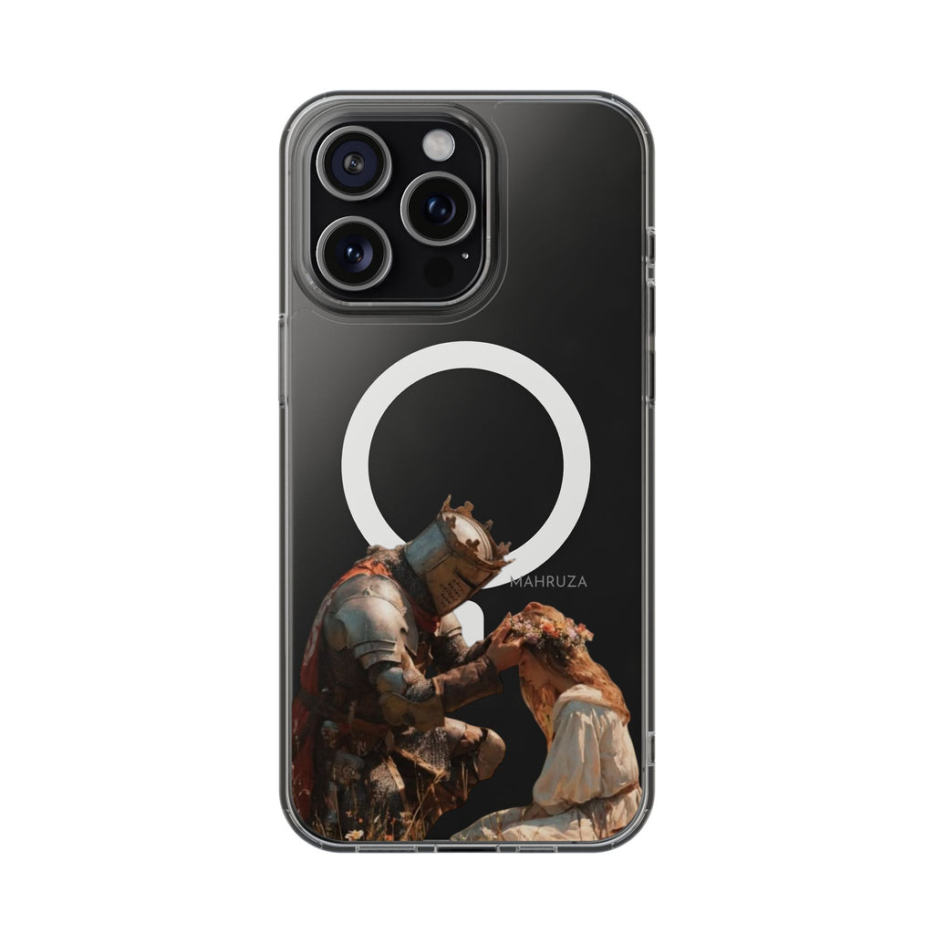 Clear Magnetic Phone Case — Golden Brown