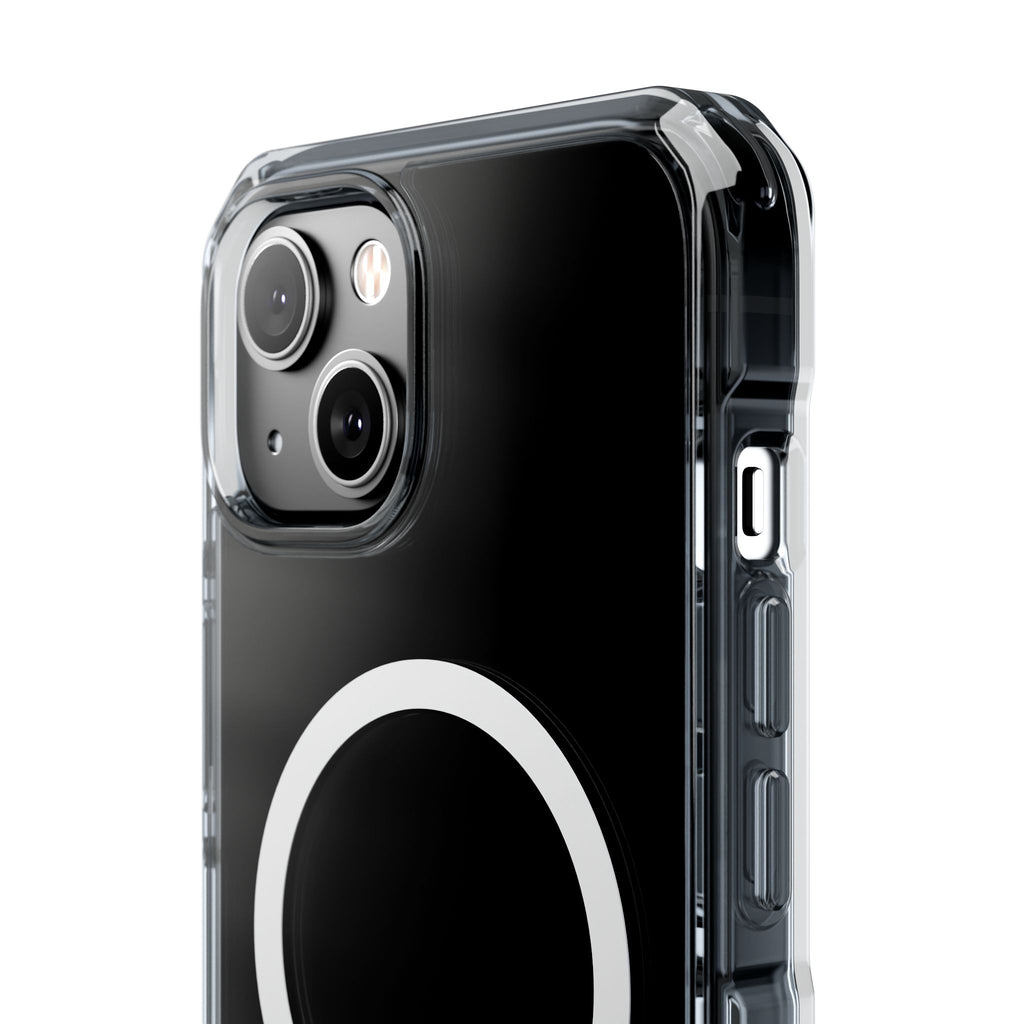 Clear Magnetic Phone Case — Lily Floral MagSafe-Compatible Design