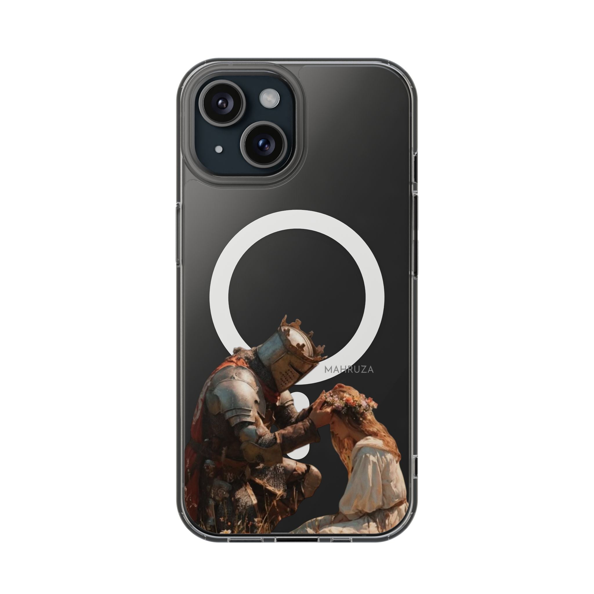 Clear Magnetic Phone Case — Golden Brown