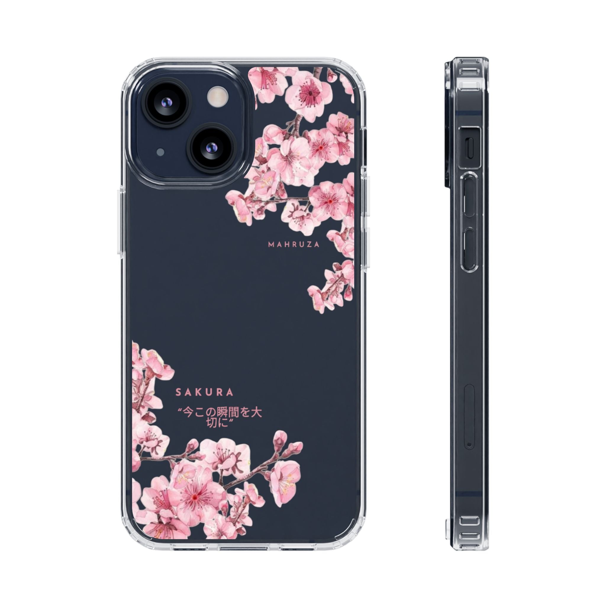 Cherry Blossom Clear Impact-Resistant Phone Case