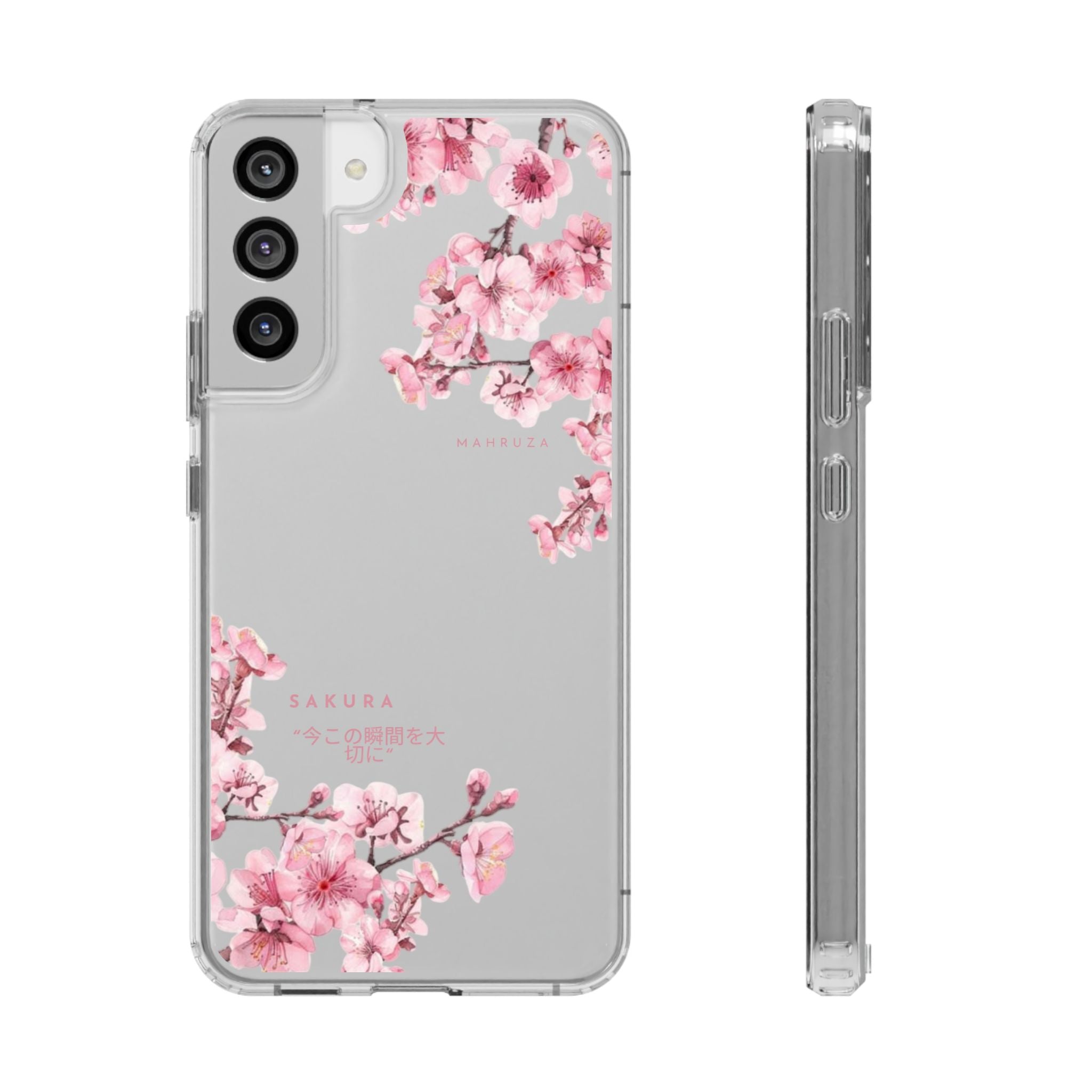 Cherry Blossom Clear Impact-Resistant Phone Case