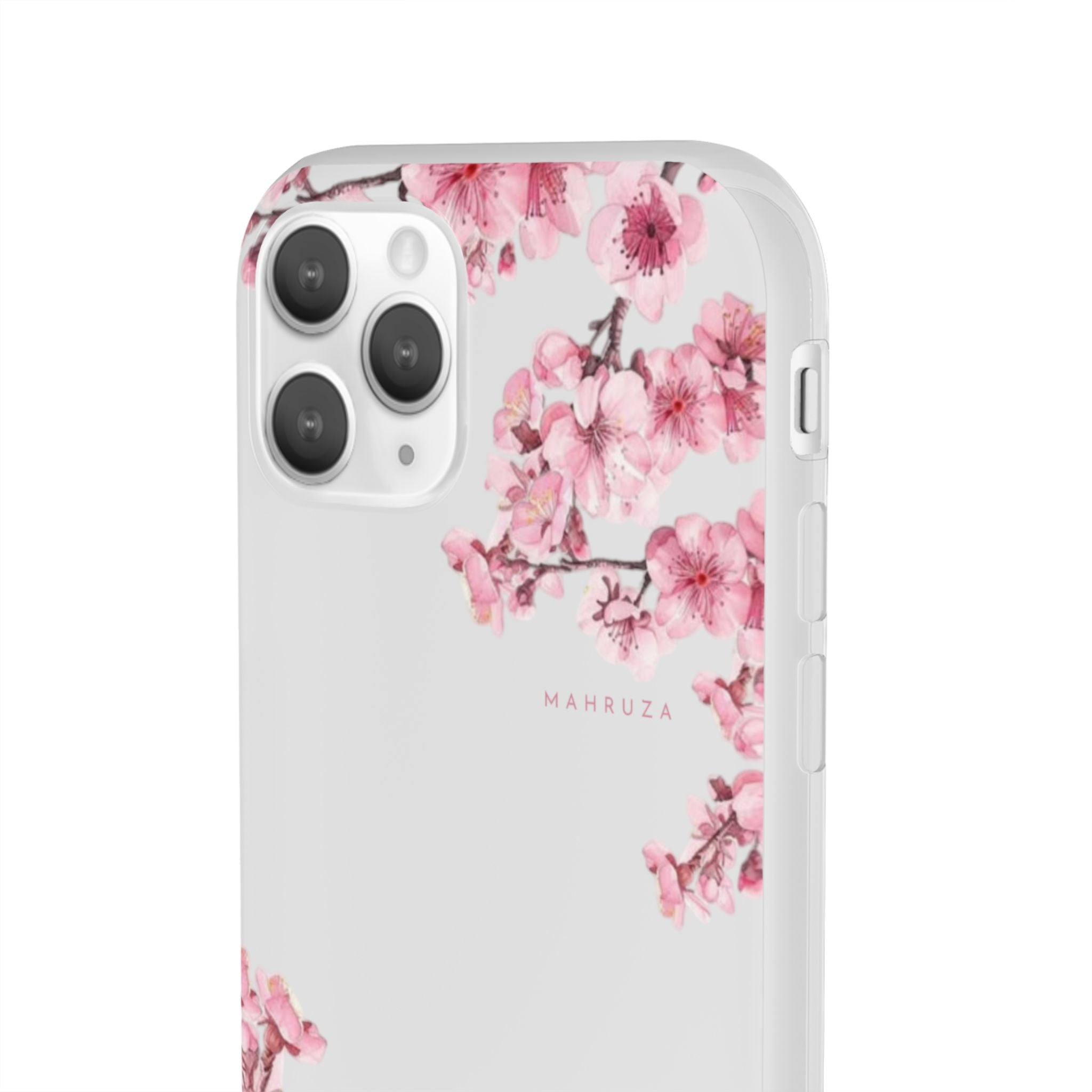 Cherry Blossom Sakura Phone Case — Flexible Clear Floral iPhone Cover
