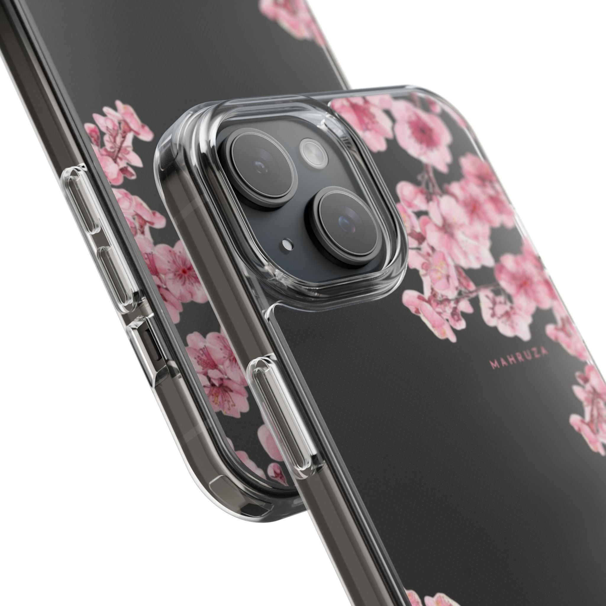 Cherry Blossom Clear Impact-Resistant Phone Case