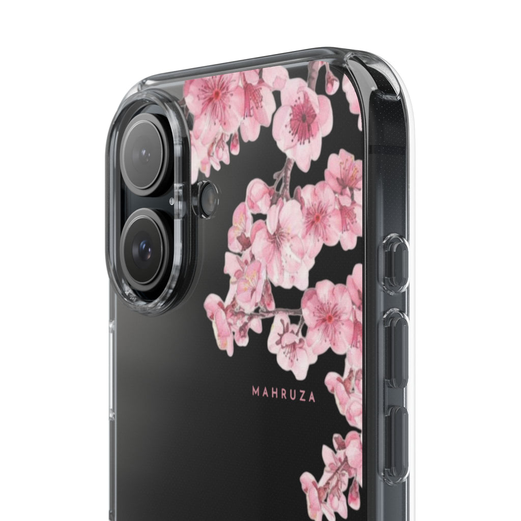 Cherry Blossom Clear Impact-Resistant Phone Case