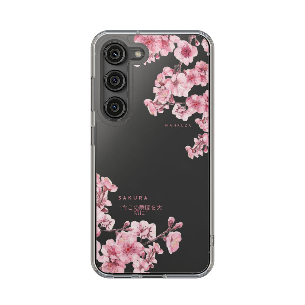 Cherry Blossom Clear Impact-Resistant Phone Case