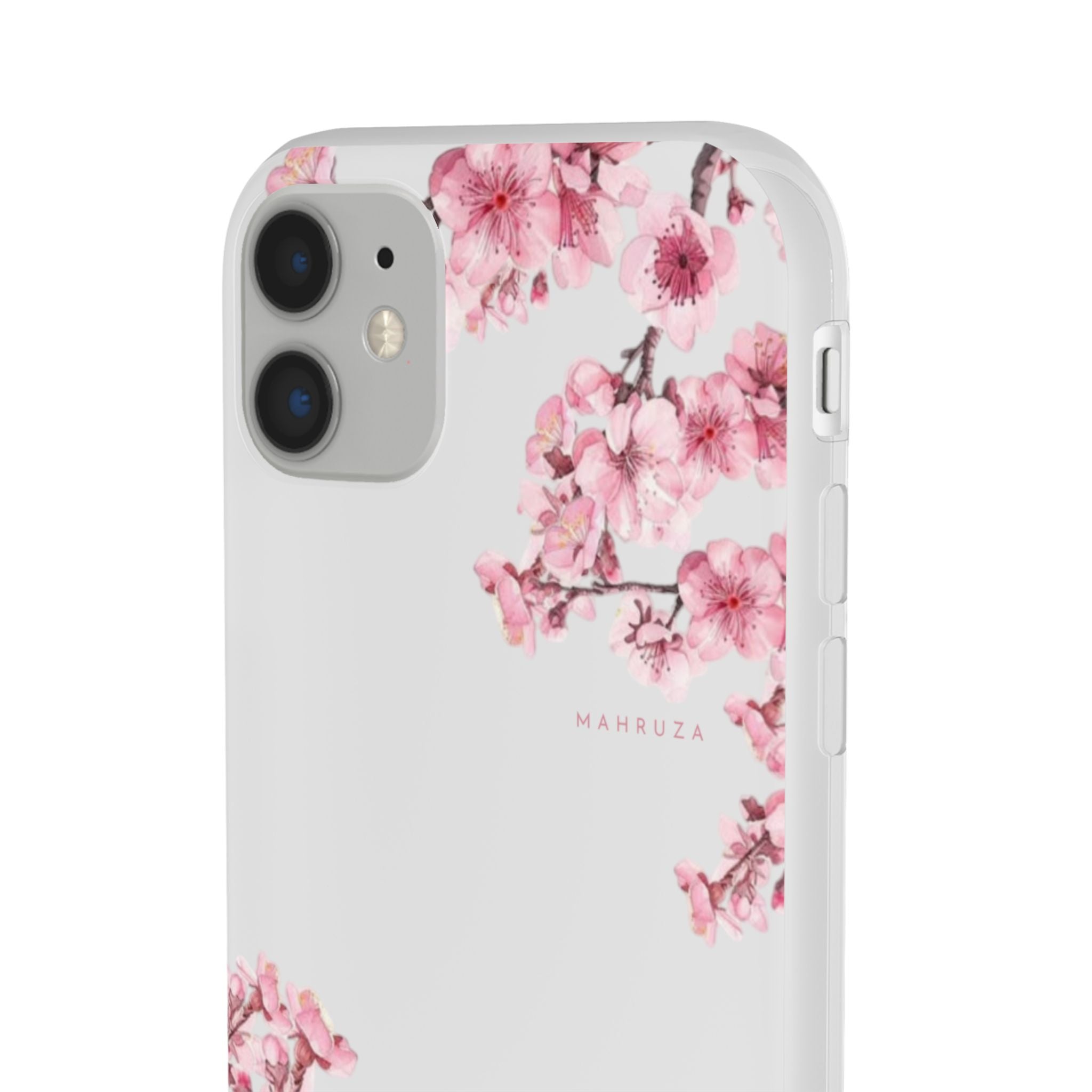 Cherry Blossom Sakura Phone Case — Flexible Clear Floral iPhone Cover