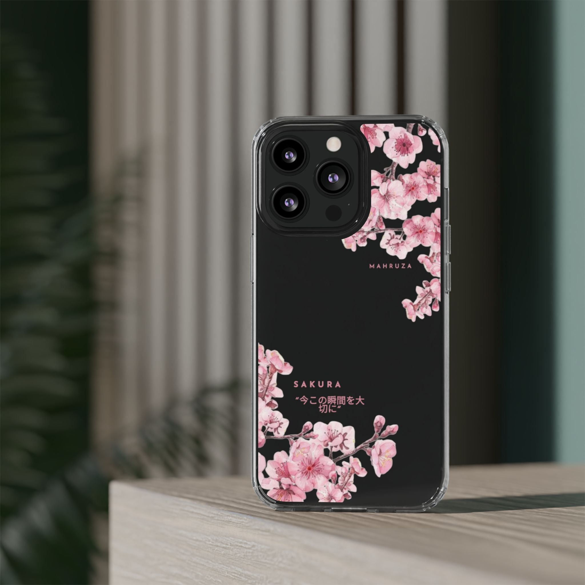 Cherry Blossom Clear Impact-Resistant Phone Case