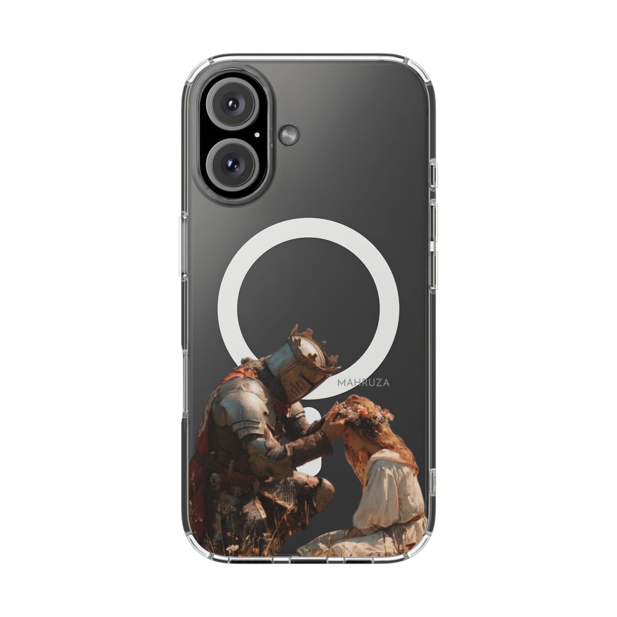Clear Magnetic Phone Case — Golden Brown