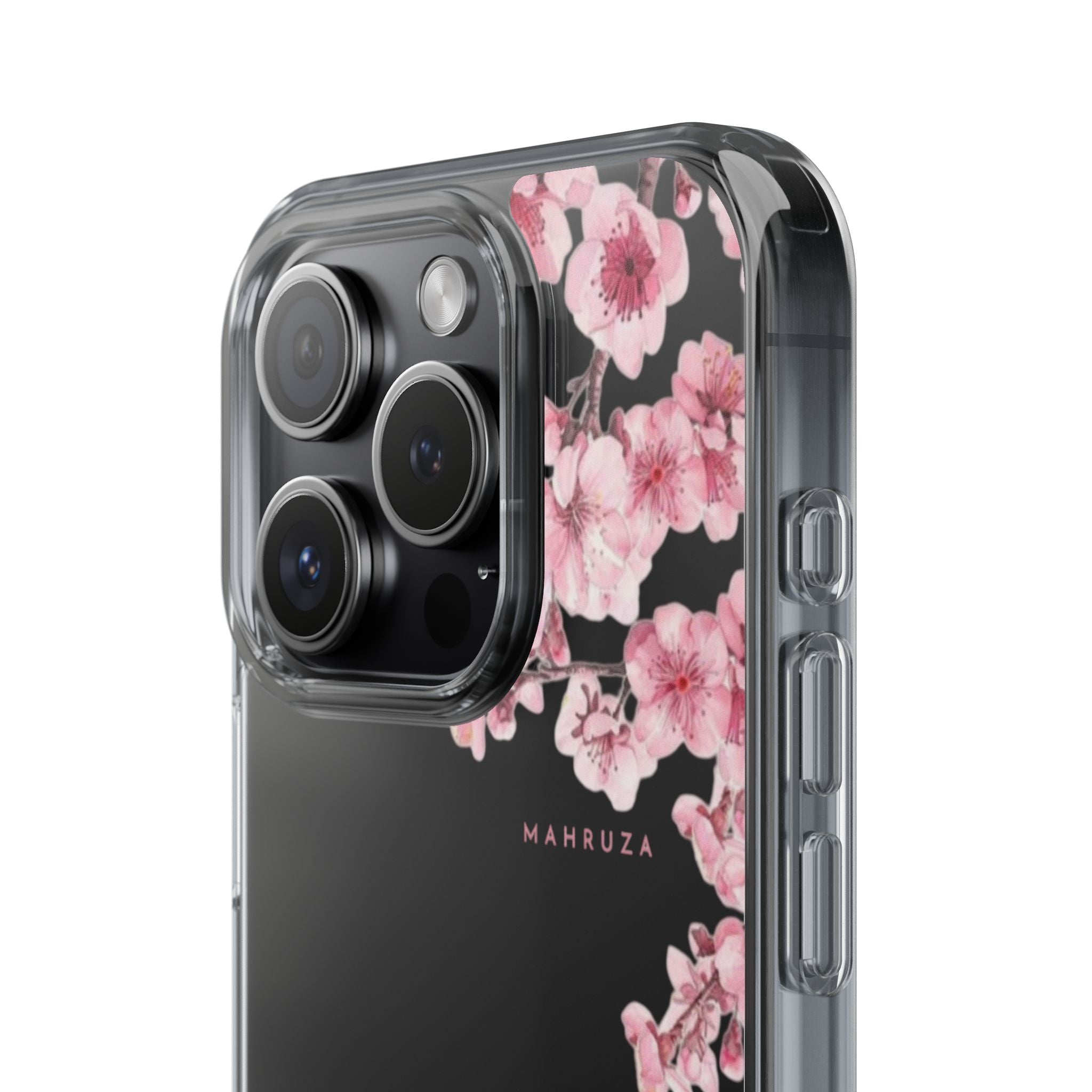 Cherry Blossom Clear Impact-Resistant Phone Case