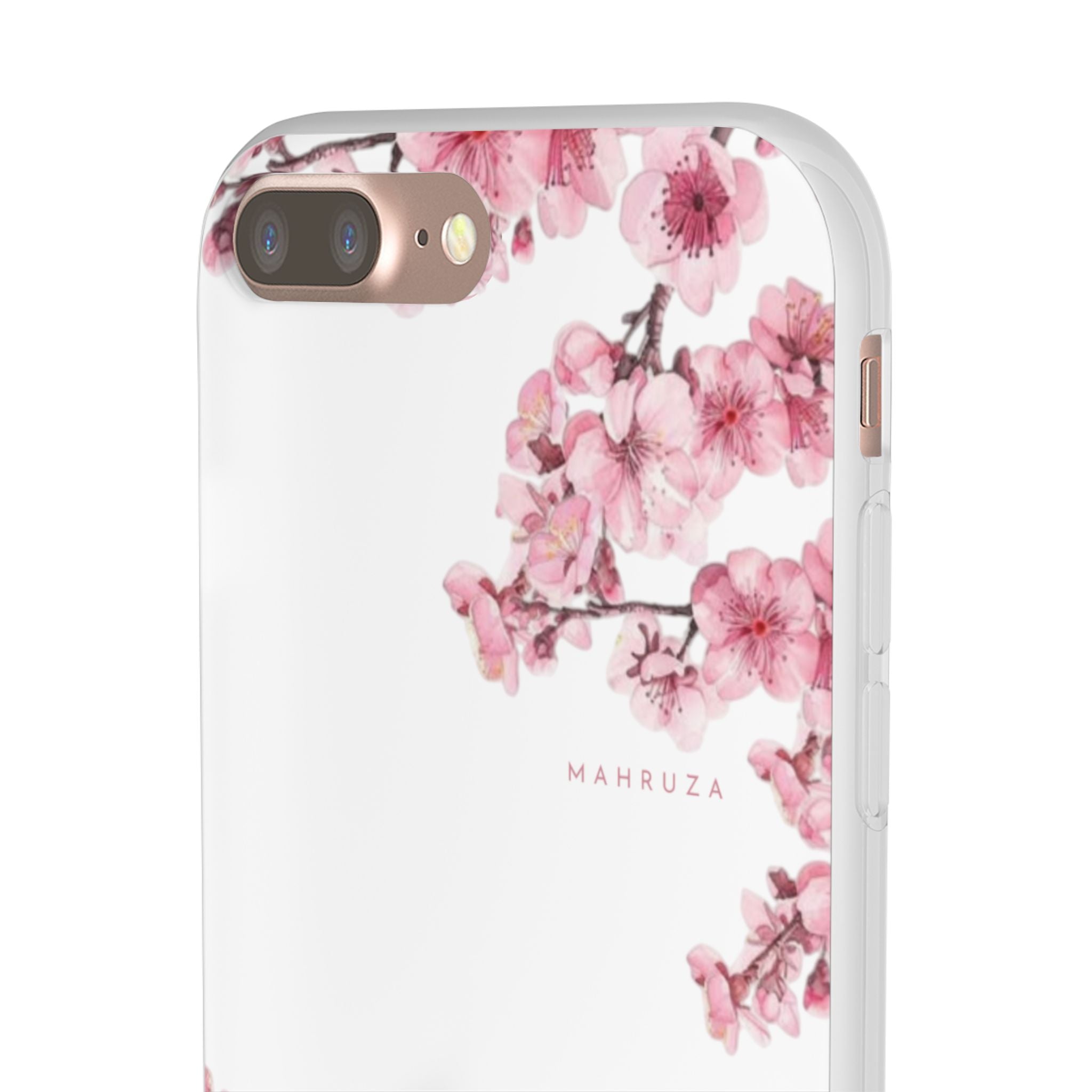Cherry Blossom Sakura Phone Case — Flexible Clear Floral iPhone Cover