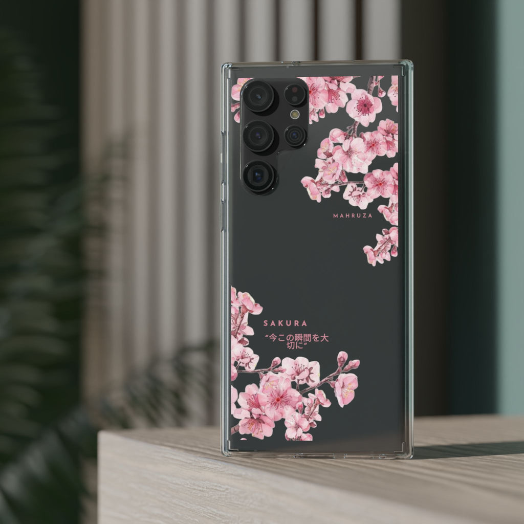 Cherry Blossom Clear Impact-Resistant Phone Case