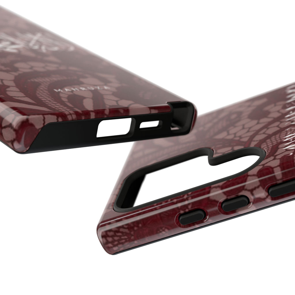 Islamic Script Lace Phone Case — Shahada Calligraphy Protective Tough Case