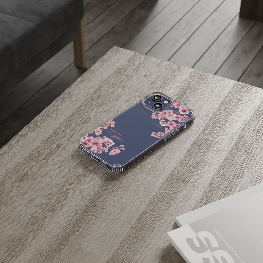 Cherry Blossom Clear Impact-Resistant Phone Case