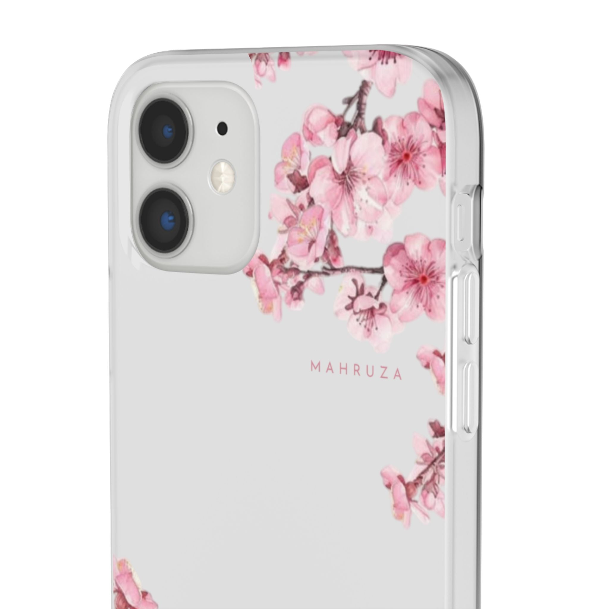 Cherry Blossom Sakura Phone Case — Flexible Clear Floral iPhone Cover