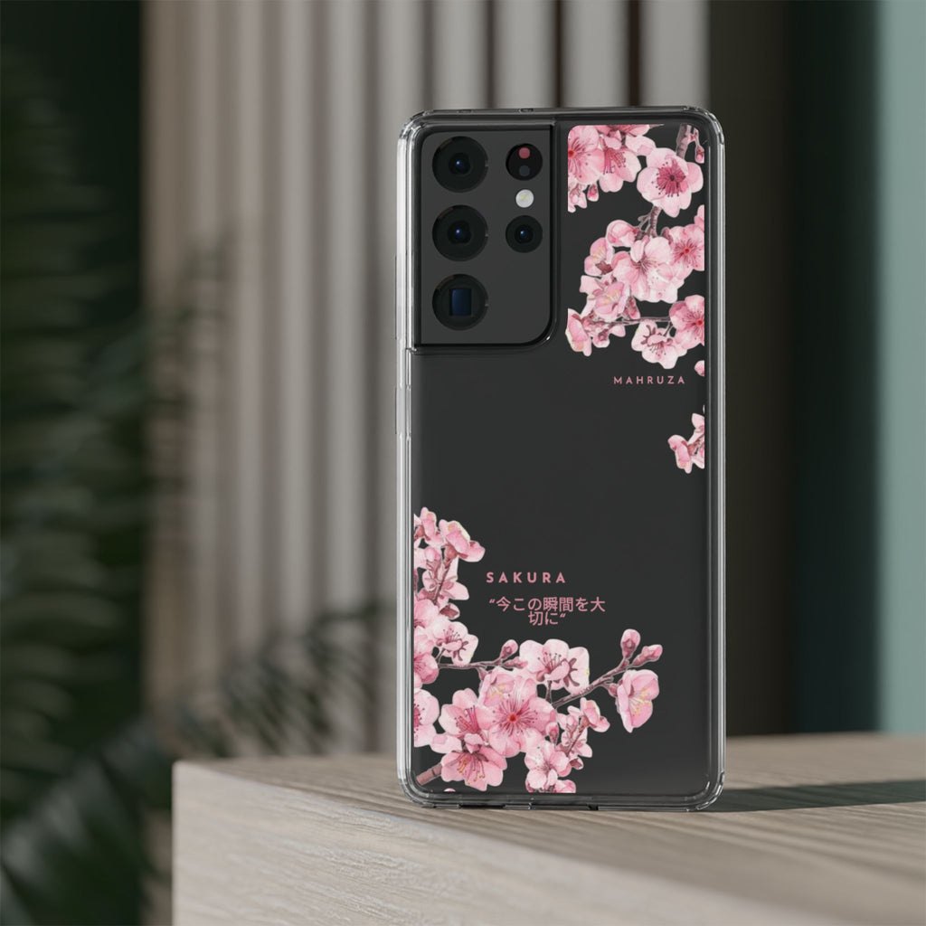 Cherry Blossom Clear Impact-Resistant Phone Case