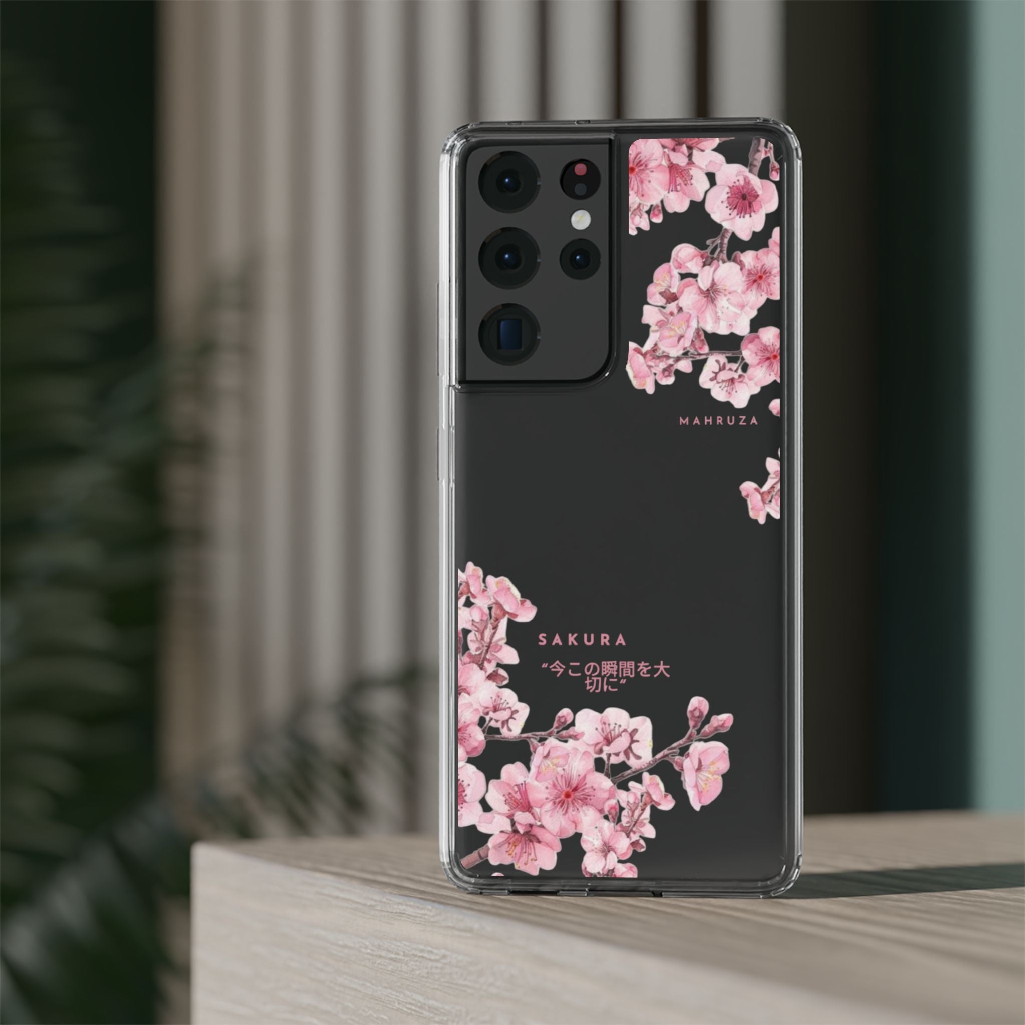 Cherry Blossom Clear Impact-Resistant Phone Case