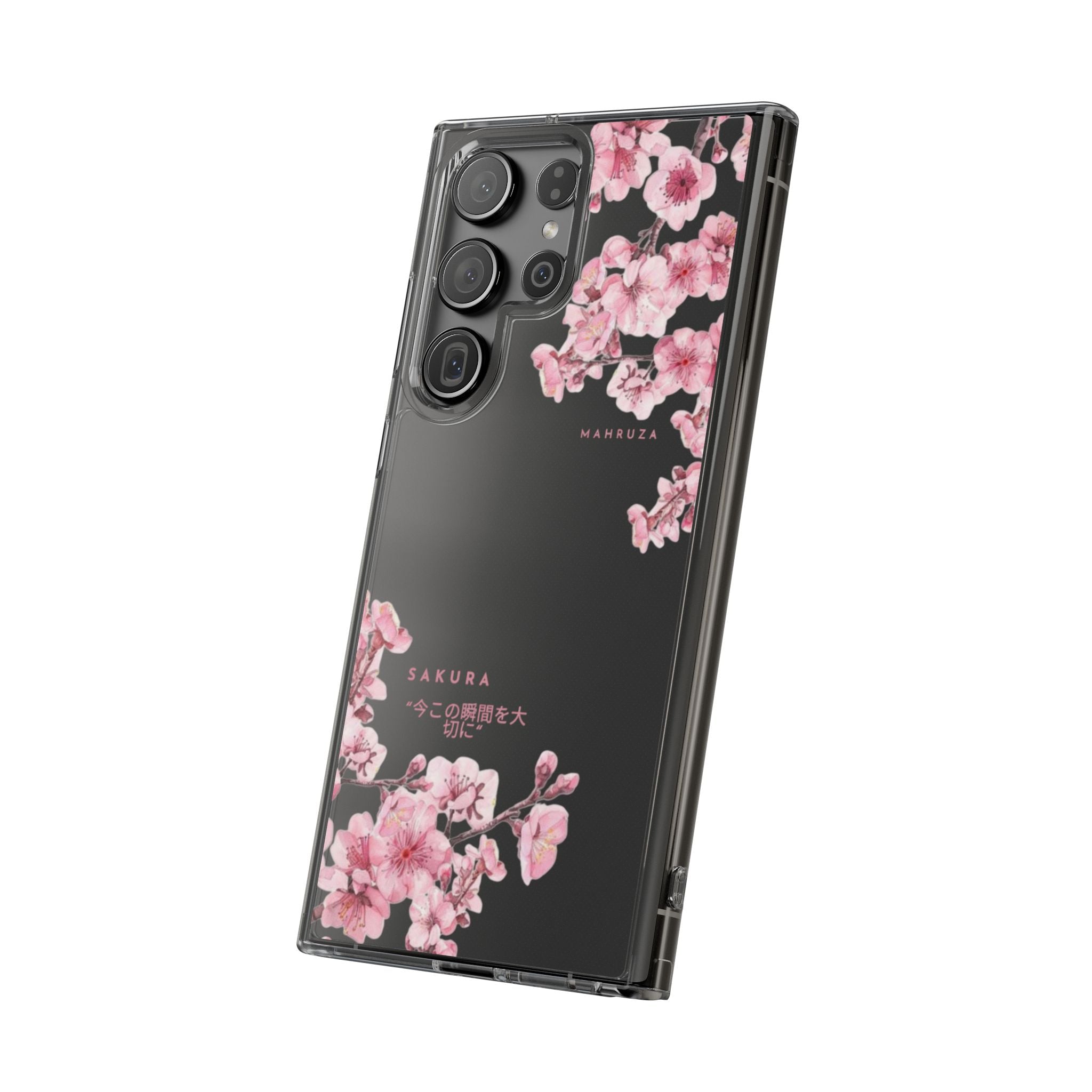 Cherry Blossom Clear Impact-Resistant Phone Case