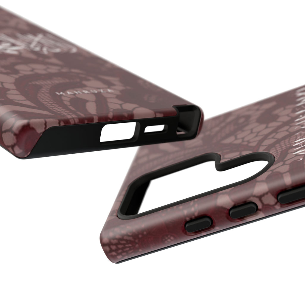 Islamic Script Lace Phone Case — Shahada Calligraphy Protective Tough Case